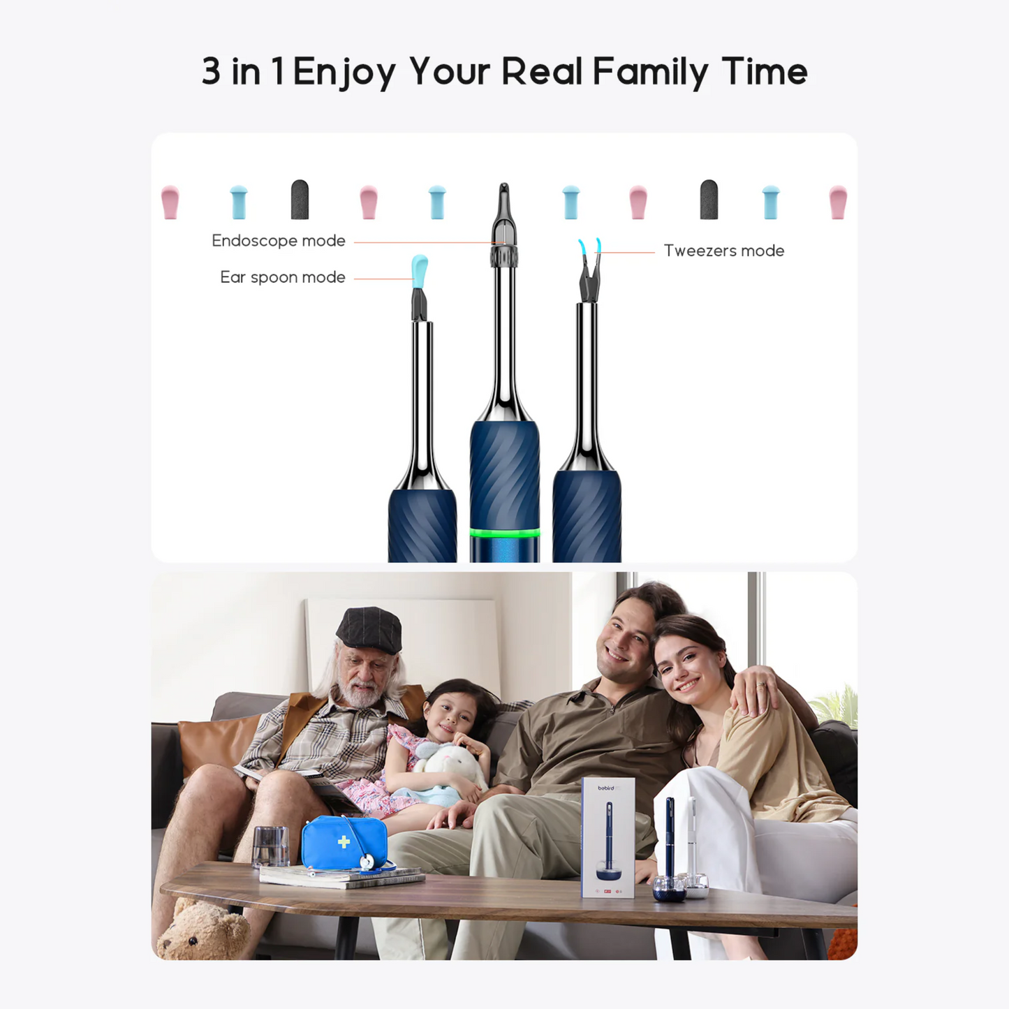 3-in-1 Multi-functional Earwax Remover