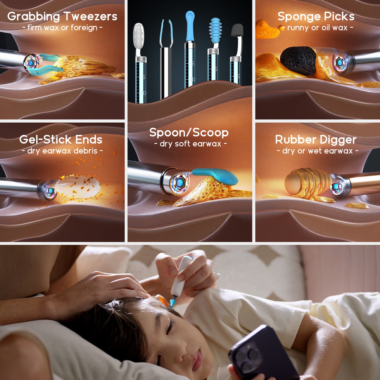 Visual Ear Care Kit for Family
