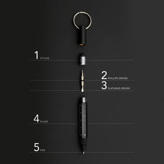 Multitool Pen 5-in-1 Keychain - ATECH