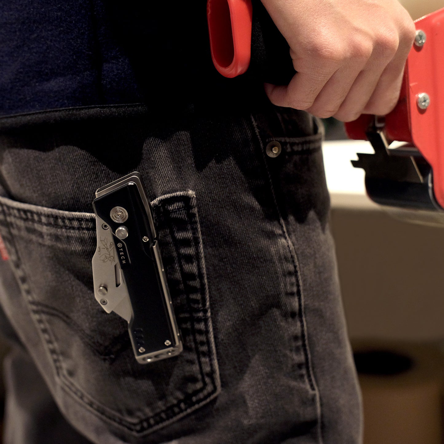 ATECH EDC Utility Knife with Blade Storage