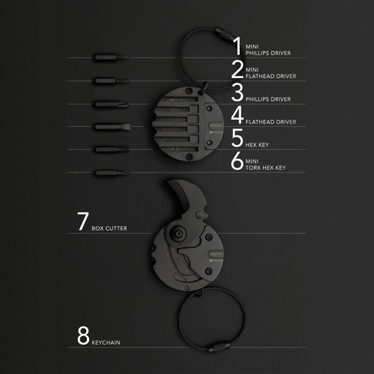 Multitool 8-in-1 Keychain - ATECH
