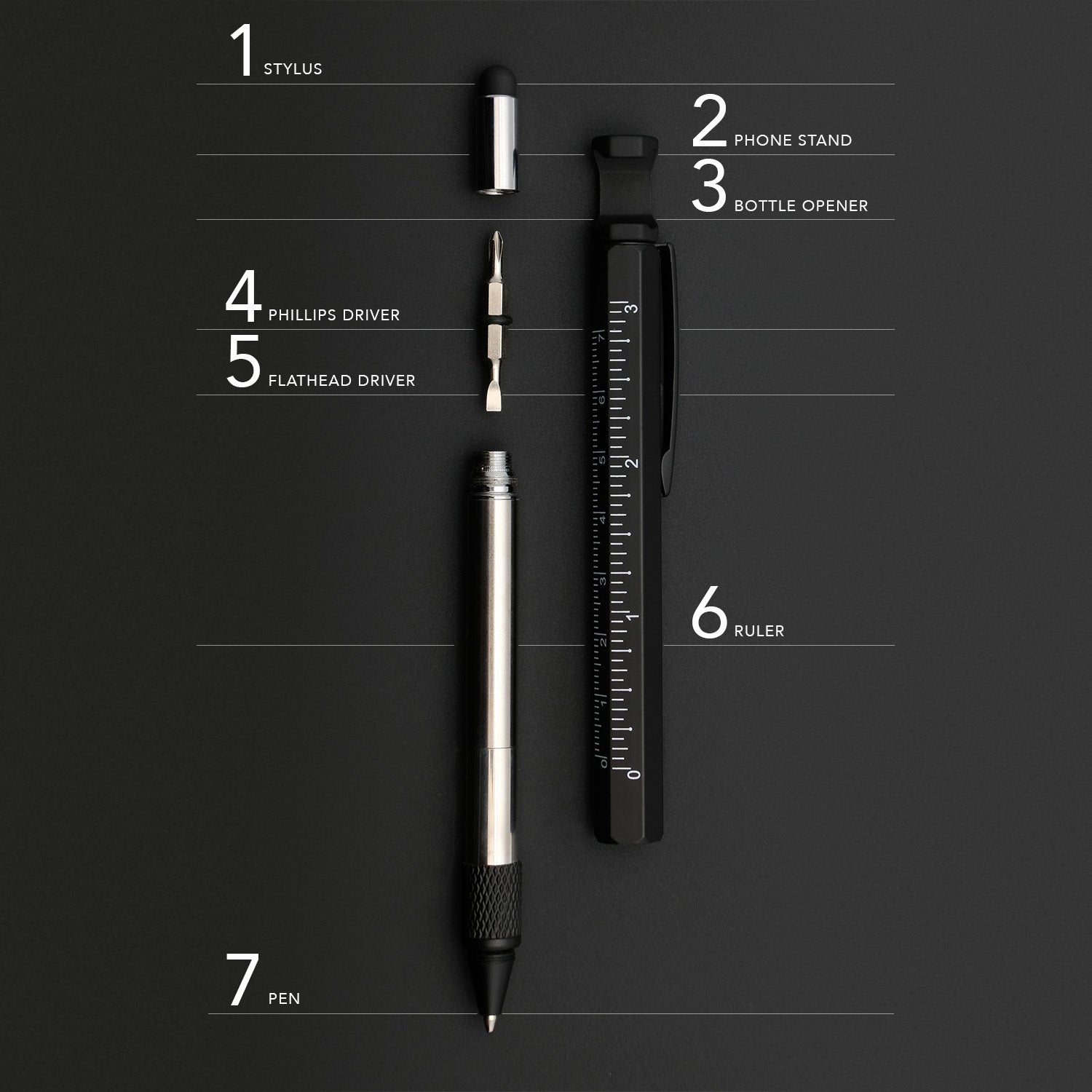 Multifunctional Ballpoint Pen Overvalue Handy Tech Tools Ballpoint