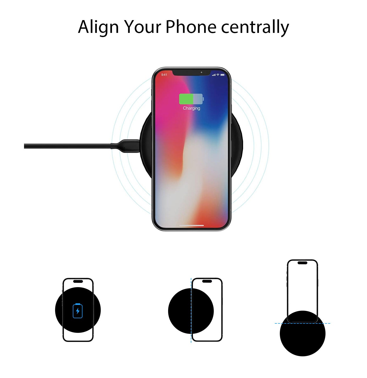 Round Multi-Function Wireless Charger