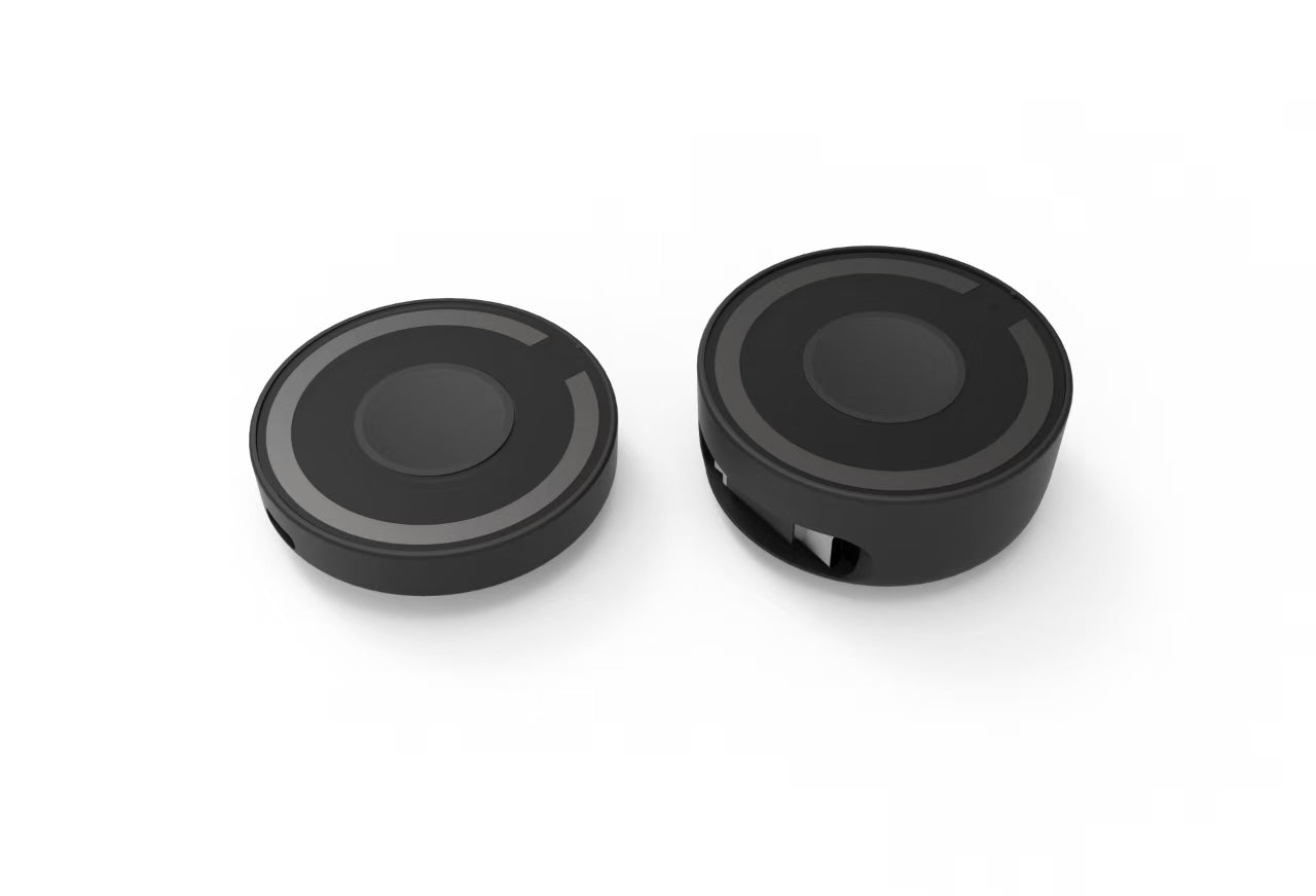 3 In 1 Magnetic Wireless Charger with Built-In Cable [Black]
