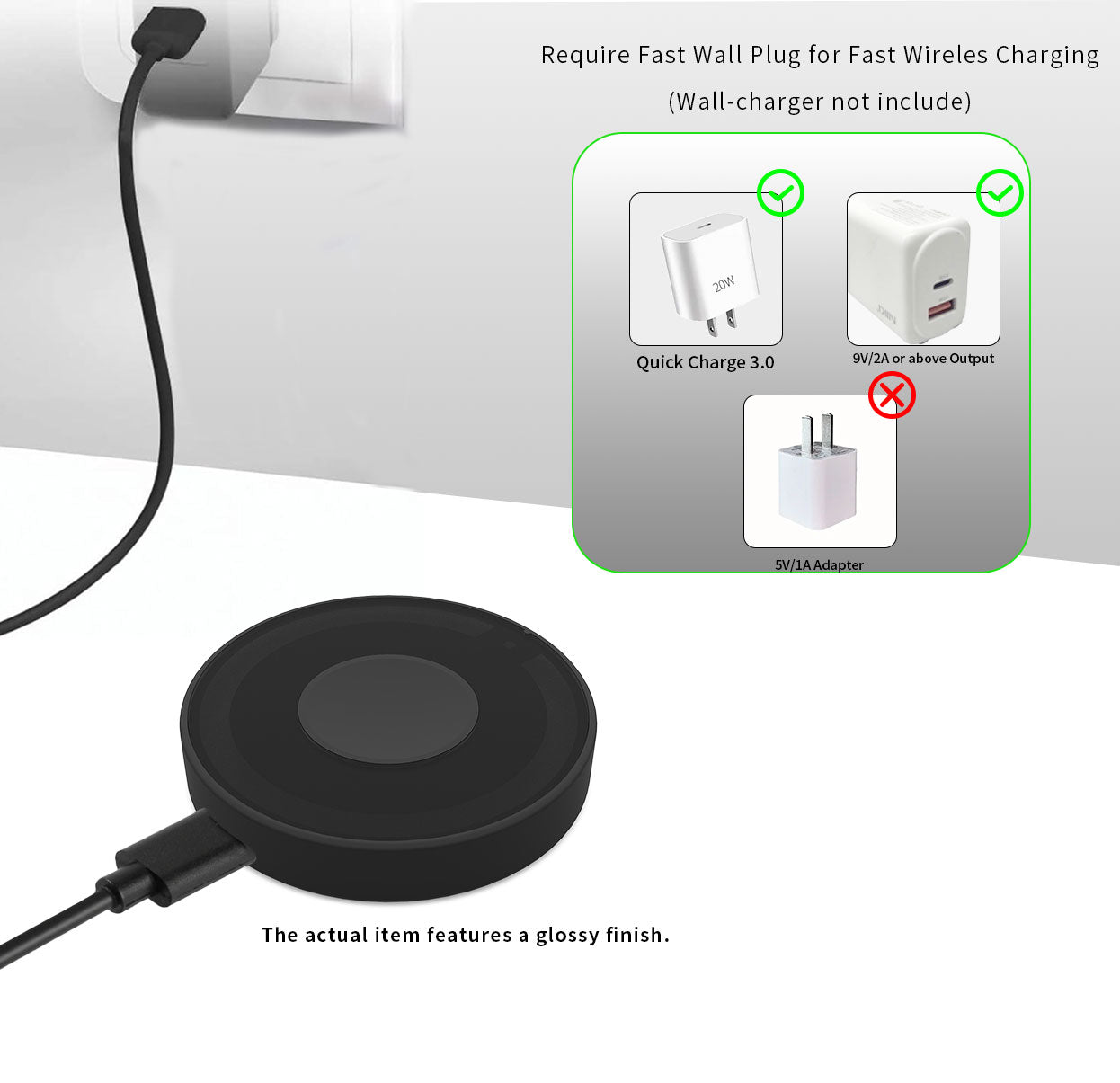 Round Multi-Function Wireless Charger