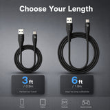 USB-A to Type-C Silicon Cable