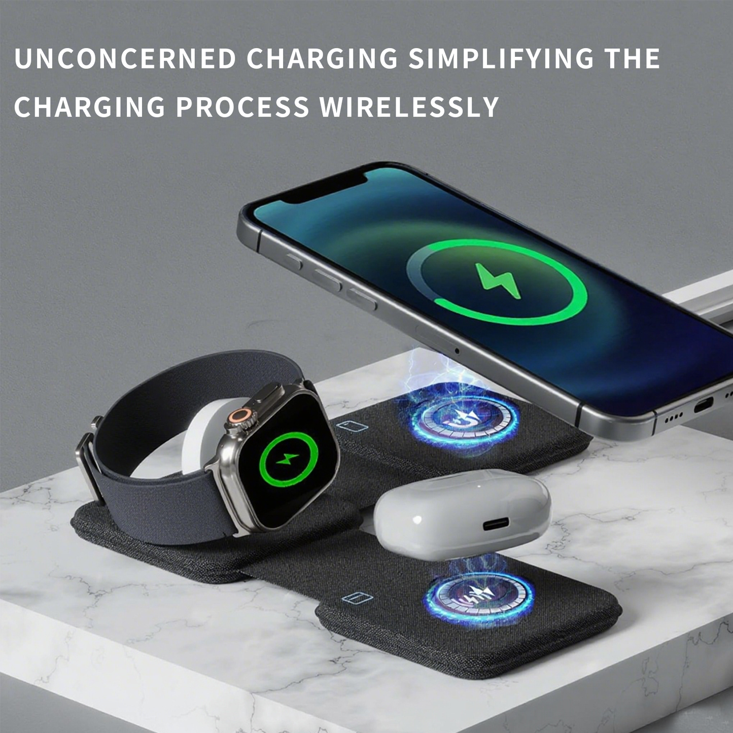 3 in 1  Multi-functional  Wireless Charger