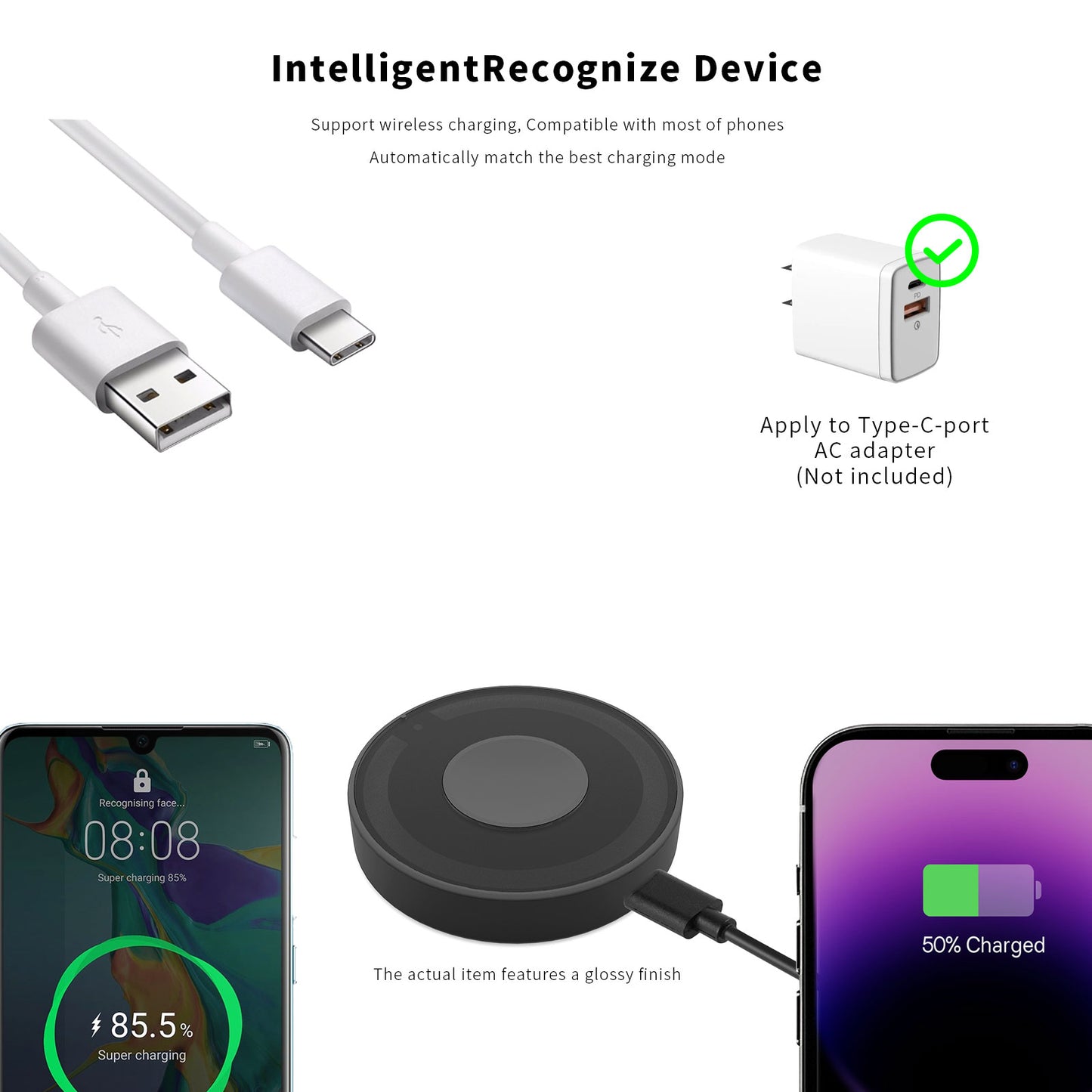 Round Multi-Function Wireless Charger