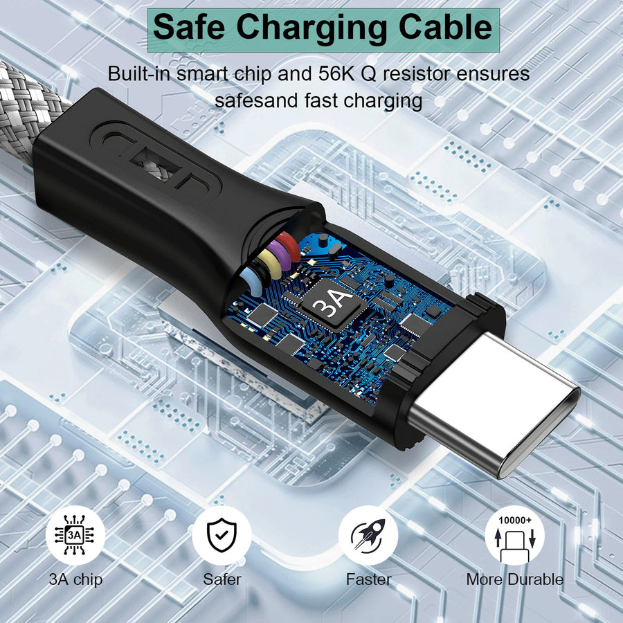 High Speed Gigabit & 8K UHD Data Cable with Magnetic Cord