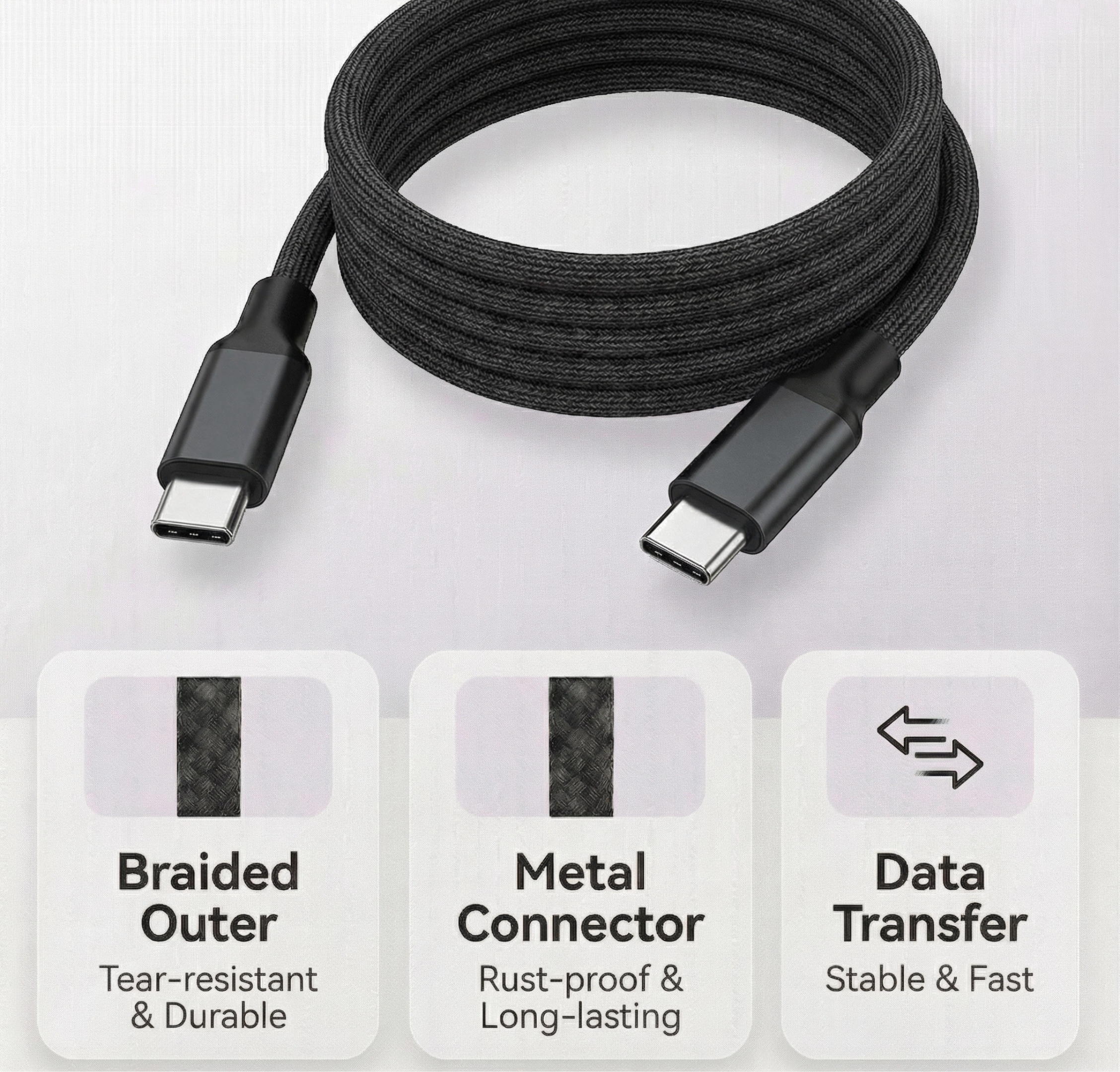 [BOGO] High Speed USB C to C Mag Data Cable