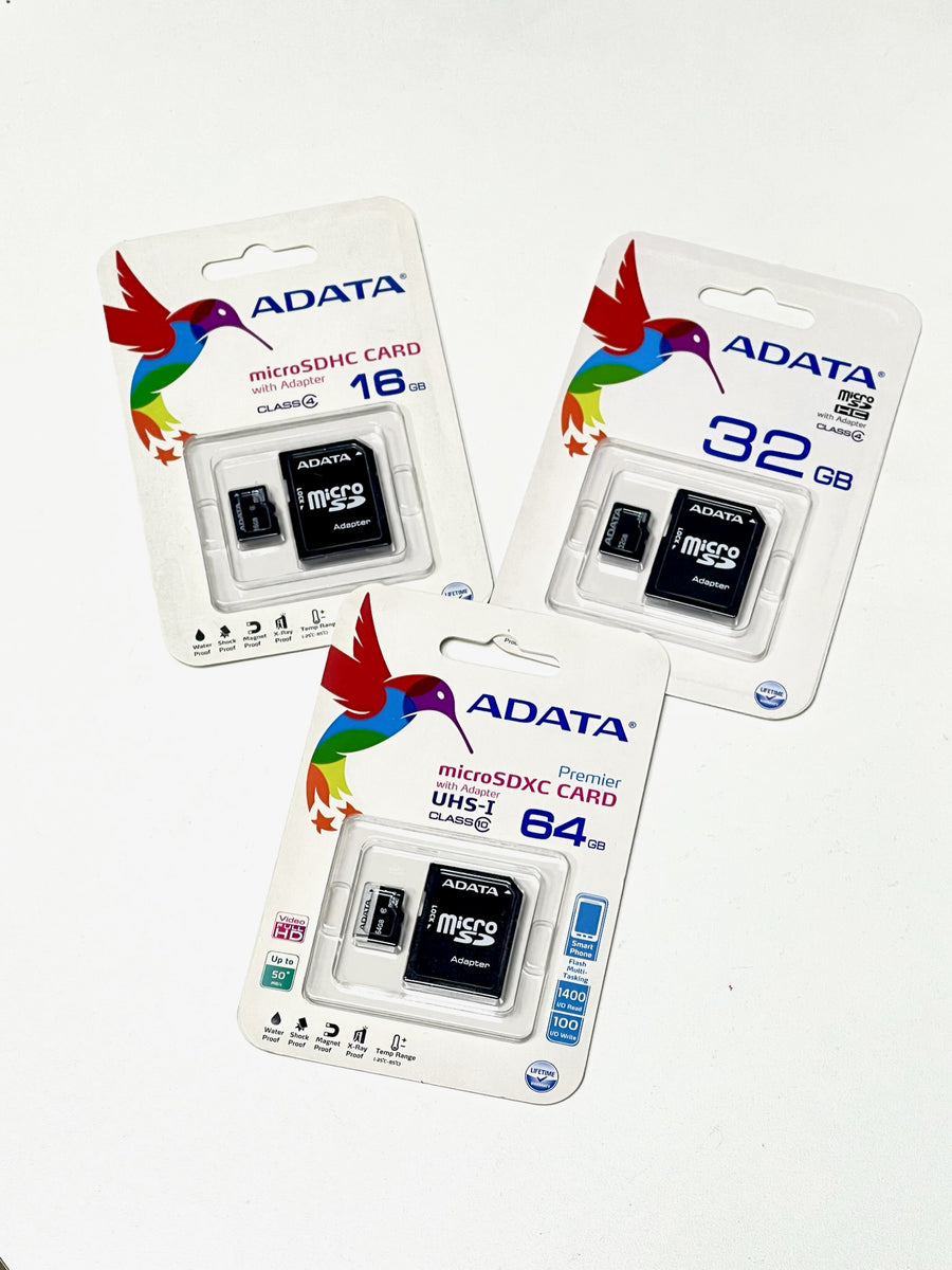 ADATA Micro SDHC cards