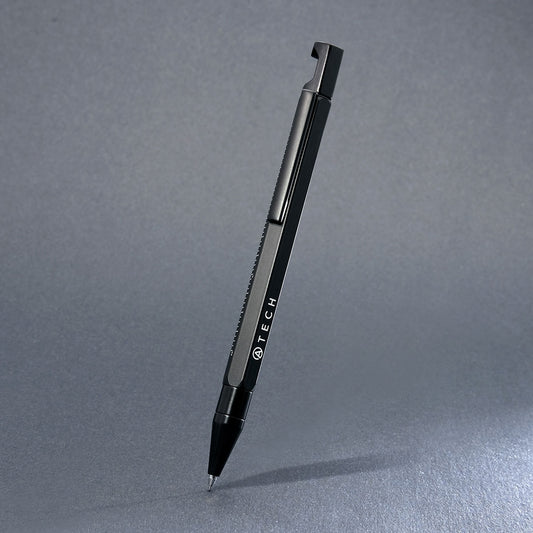 Multitool Pencil 4-in-1 Phone Stand - Black - ATECH