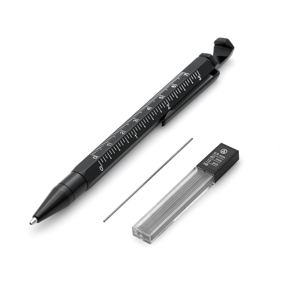Multitool Pencil 4-in-1 Phone Stand - Black - ATECH