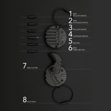 Multitool 8-in-1 Keychain - ATECH
