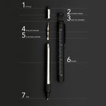 Multitool Pen 7-in-1 Phone Stand - Black - ATECH