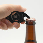 ATECH AirTag Multitool 4-in-1 Keychain Bottle Opener Screw Driver Hex Wrench Keychain Bicycle Tools