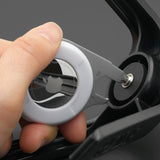 ATECH AirTag Multitool 4-in-1 Keychain Bottle Opener Screw Driver Hex Wrench Keychain Bicycle Tools