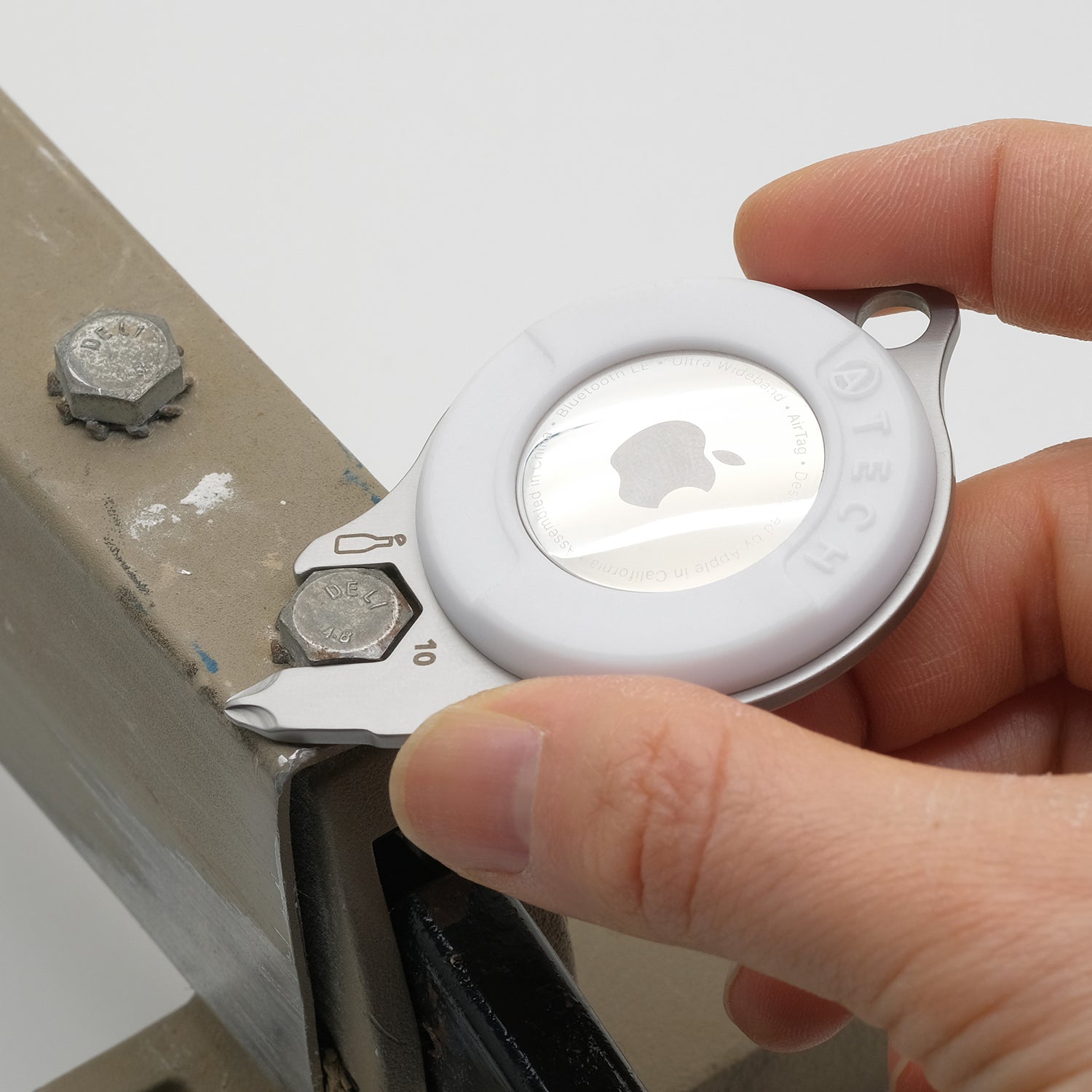 ATECH AirTag Multitool 4-in-1 Keychain Bottle Opener Screw Driver Hex Wrench Keychain Bicycle Tools