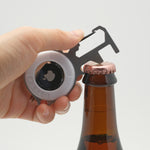 ATECH AirTag Multitool 7-in-1 Keychain Bottle Opener Hex Wrench Phone Stand Carabiner Bicycle Tools