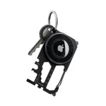 ATECH AirTag Multitool 10-in-1 Keychain Carabiner Phone Holder Bottle Opener Phillips Screwdriver Flathead Driver Hex Wrench Spoke Bicycle Tools