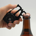 ATECH AirTag Multitool 10-in-1 Keychain Carabiner Phone Holder Bottle Opener Phillips Screwdriver Flathead Driver Hex Wrench Spoke Bicycle Tools