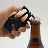 ATECH AirTag Multitool 10-in-1 Keychain Carabiner Phone Holder Bottle Opener Phillips Screwdriver Flathead Driver Hex Wrench Spoke Bicycle Tools