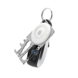 ATECH AirTag Multitool 10-in-1 Keychain Carabiner Phone Holder Bottle Opener Phillips Screwdriver Flathead Driver Hex Wrench Spoke Bicycle Tools